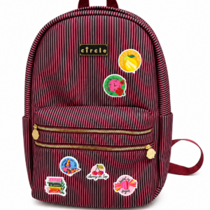 Circle Striped Backpack